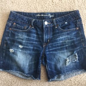 Distressed American Eagle shorts